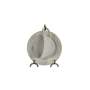 - Embossed Lines L/grey Cup & Saucer