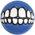 Rogz Grinz Fetch Ball Medium Dog Toy - Blue Waggs Online Pet Shop
