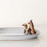 Best In Show Snack Platter - Grey Double Dipped & Bronze
