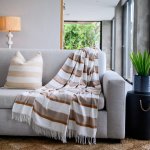 Melody - Underline Leather dk Beige - 150 X 200 Cm Single