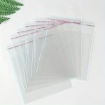 50PCS Self-sealing Transparent Plastic Bags For Jewelry And Gift Packaging - Durable Opp Material
