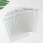50pcs Self-Sealing Transparent Plastic Bags For Jewelry And Gift Packaging - Durable OPP Material