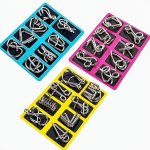 Metal Educational Toys Brain Teaser Unlocking Smart Buckle Adult Children Decompression Toys Educational Games Christmas Gift Ha