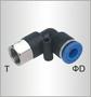 Pu Hose Fitting Elbow 8MM-1/4 F