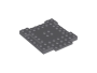 Parts Brick Modified 8 X 8 X 2/3 With 1 X 4 Indentations And 1 X 4 Plate 15624 - Dark Bluish Grey