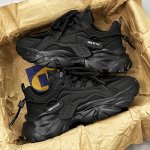 Men's Solid Chunky Shoes For Outdoor Walking Traveling Non Slip Durable Platform Shoes For All Seasons Outdoor Activities