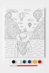 Kids Diy Canvas Board Painting Kit A4