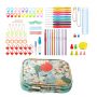 Ergonomic Handles Diy Knitting Needles Crochet Hooks Kit With Storage Bag