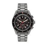 Maritime Mens Grey Stainless Steel Strap WATCH-MK9204
