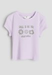 Ribbed T-Shirt - Light Purple Smileyworld