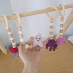 Baby Gym Themed Dangles Purple Under The Sea