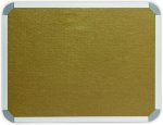 Info Board Aluminium Frame - 1200 900MM - Beige
