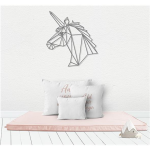 Kikki & Frankie Laser Cut Coated Wood Geometric Unicorn
