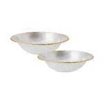 2 Piece Glass Bowl Set Clear
