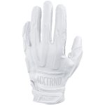 Nxtrnd G3 Padded Football Gloves Sticky Padded Receiver & Lineman Gloves White Small