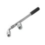 Telescopic L Type Wheel Spanner With Rubber Grip