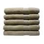 Elegant Zero Twist Hand Towels 380GSM Semolina 5 Pack