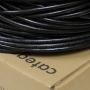 Acconet 100M Roll Black Solid Copper Uv Protected Stp CAT5E Cable Outdoor Use