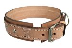 Leather Bull Dog Collar Reinforced 30 50MM X 750MM