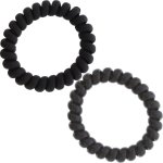 Hair Elastic Telephone Cord Black 5CM