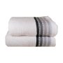 Royal Turkish Collection -450GSM -100% Cotton -bath Towel -white -pack Of 2