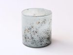 Milk-black & Gold Spot Candle Holder 16X15CM