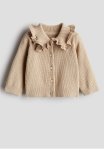 Collared Cardigan - Beige