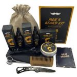 8 Pcs Beard Grooming Care Kit For Men Beard Growth Kit Perfect Gifts
