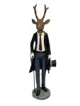 Statue Buck Gentleman 12X8.5X40.5CM