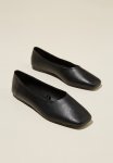 Cotton On Classic Square Toe Ballerina - Black Vegan Leather