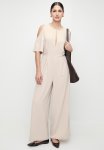 Edit Cold Shoulder Keyhole Jumpsuit - Chateau Grey