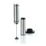 Milk & Sauce Frother With Protective Cover And Stand - Rapido Silver