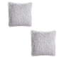 Foam Solid Cushion Pack Of 2 Purple