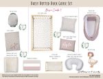 Cot Duvet Bedding Daisy Dotted Honey Bee Set