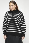 Striped Knitwear Sweater - Black
