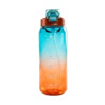 Water Bottle Sipper 1700ML Blue And Orange