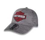 Enflame Bar & Shield Stretch-fit Baseball Cap – Blackened Pearl