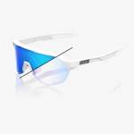 100% S2 Bastille Le - Pearl White Glitter- Blue Mirror Photochromic Lens
