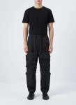 General Black Baggy Fit Cargo Pants - XL Black