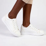 Madison Yami Sneaker - White Mono - 8