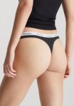 Calvin Klein Plus Thong 3 Pack Logo - Black