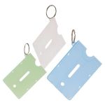 Bulk Pack X 6 Key Chain Id licence Holder 3-.