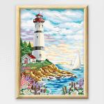 Adult Paint By Numbers With Frame - Lighthouse