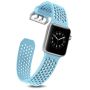 Silicone Square Mouth Wristband For Apple WATCH-42/44/45MM-LIGHT Blue