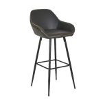 Bucket Bar Stool - Vintage Taupe