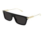 Gucci Mens Sunglasses In Black And Gold - Black One Size