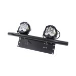 White LED Spotlamps With MINI Strobe Including Mounting Bar - Autostyle Motorsport South Africa