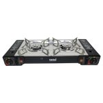 Totai Double Burner Portable Cartridge Gas Stove -auto Ignition