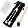 Bqlqbqlq Vemise 128 Hz Tuning Forks For Healing Aranovia 128 Hz Healing Tuning Fork Original Chakra Healing Set Sound Therapy Yoga And Meditation Acce