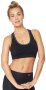 Boody Active Racer Back Bra Black/silver L